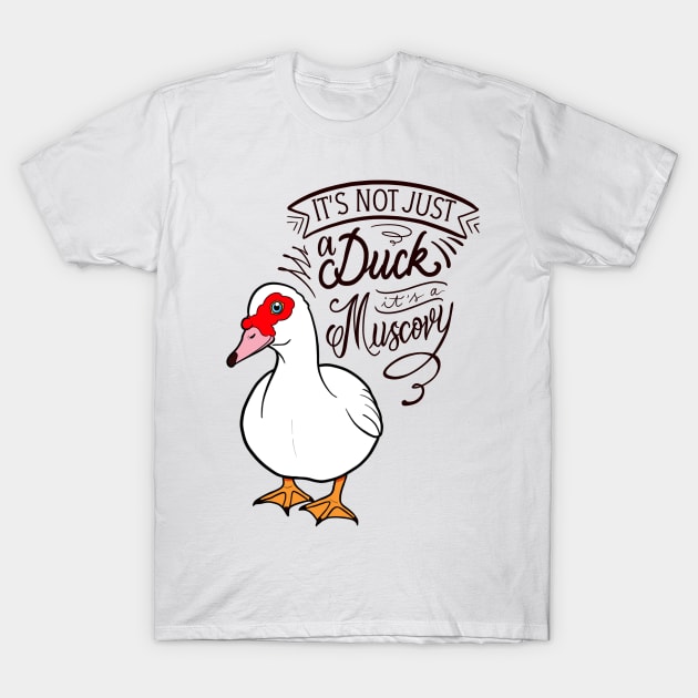 It’s not just a duck, it’s a Muscovy T-Shirt by Jurassic Ink